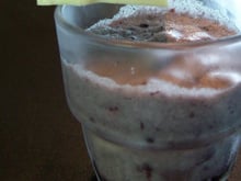 Mousse aux fruits rouges et confiture