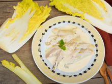 Endive blanc de poulet à la crème
