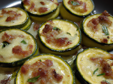 Courgettes au pécorino