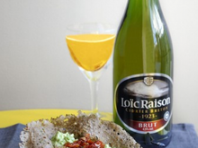 Aumonière de sarrasin au caviar de petits pois et son œuf poché