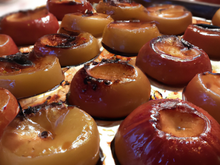 Pommes au four sucrées