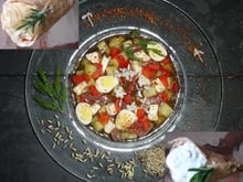 Soupe Okrochkaefir et ses girolles