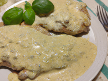 Escalope sauce moutarde