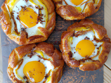 Œufs aux nids de brioches