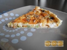 Quiche au poulet et poireau