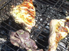 Cuisses de lapin au barbecue