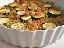 Crumble aux courgettes