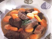 Bœuf braisé aux carottes