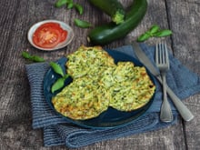 Galettes de courgettes légères