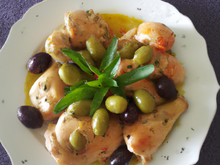 Poulet aux olives classique