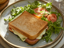 Croque monsieur mozzarella