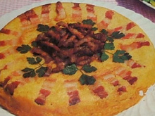 Parmentier de pommes de terre lardé