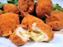 Beignets de manioc à la mozzarella