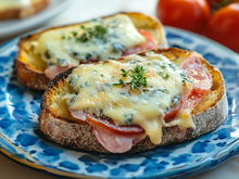 Tartine à la fourme d'Ambert