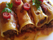 Cannelloni de veau sous la mer