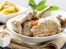 Lapin à la moutarde