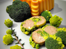 Terrine de brocolis et chou fleur