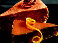 Cheesecake orange-chocolat