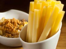 Frites de Comté et chutney au spéculoos