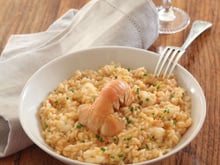 Risotto de langoustines (Risotto agli scampi)