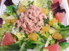 Salade de thon au pamplemousse