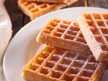 Pâte à gaufres légères