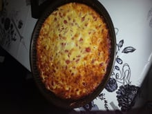 Quiche lorraine sans pâte