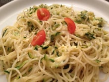 Carbonara aux courgettes