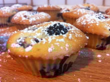 Muffins aux mûres