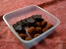 Chocolats pralinés et Ferrero rochers maison