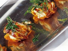 Médaillon de lotte au lard fumé et à la Fourme d'Ambert