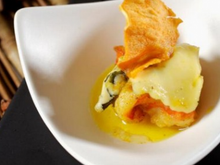 Curry de gambas à la fourme d'Ambert