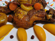 Poularde aux saveurs exotiques