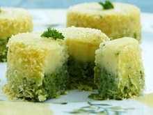 Soufflés de brocolis et pommes de terre