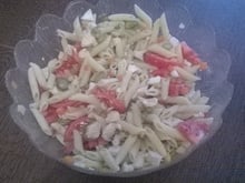 Salade de pâtes au poulet économique