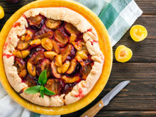 Tarte rustique aux prunes
