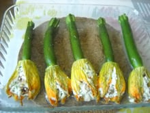 Fleurs de courgette farcies