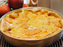 Clafoutis aux pêches