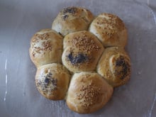 Petit pains aux graines de sésames et pavots