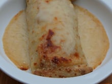 Crêpe roulée endive jambon lardons