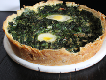 Quiche de dinde comté-epinards