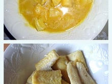 Poisson à l'ananas et aux pommes vite fait !