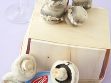 Thon et champignons, comme un macaron !