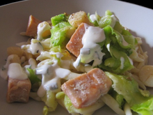 Trofie aux tagliatelles de courgette et St Jacques