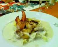 Duo de Homard et Langouste sur lit de parpardelles