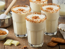 Milk shake chocolat blanc spéculoos
