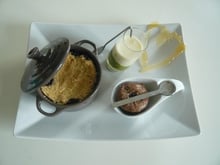 Trio de desserts gourmands aux chocolats