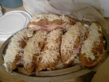 Croissant au jambon et gruyère