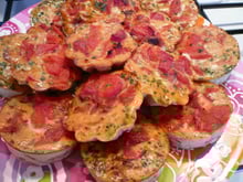 Flans tomate poivrons