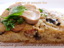 Galette de semoule de blé